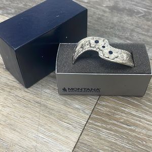 Montana Silversmiths cuff bracelet -only worn once!